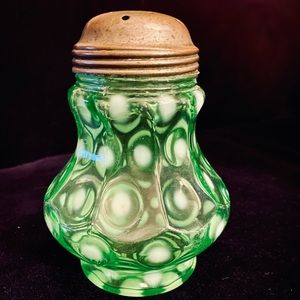 Sugar Shaker- Green Coin dot